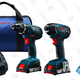 Bosch 18V Drill/Driver and Impact Driver Combo Kit + Work Light | $166 | Amazon
